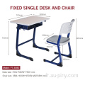 Table d'école double et chaise d'école de bonne qualité